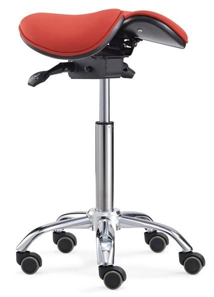 Ergonomic Saddle Seat Pony Office Stool Swivel Adjustable Office Stool