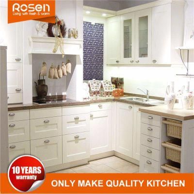 Hangzhou New Design White PVC Kitchen Furniture Cabinets