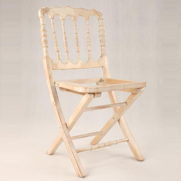 Solid Wood Folding Napoleon Chair Foldable Napoleon Chair