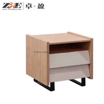 Modern Painting MDF Bedroom Night Table Bedside Cabinets with 2 Drawers Chinese Small Display Stand Nightstands