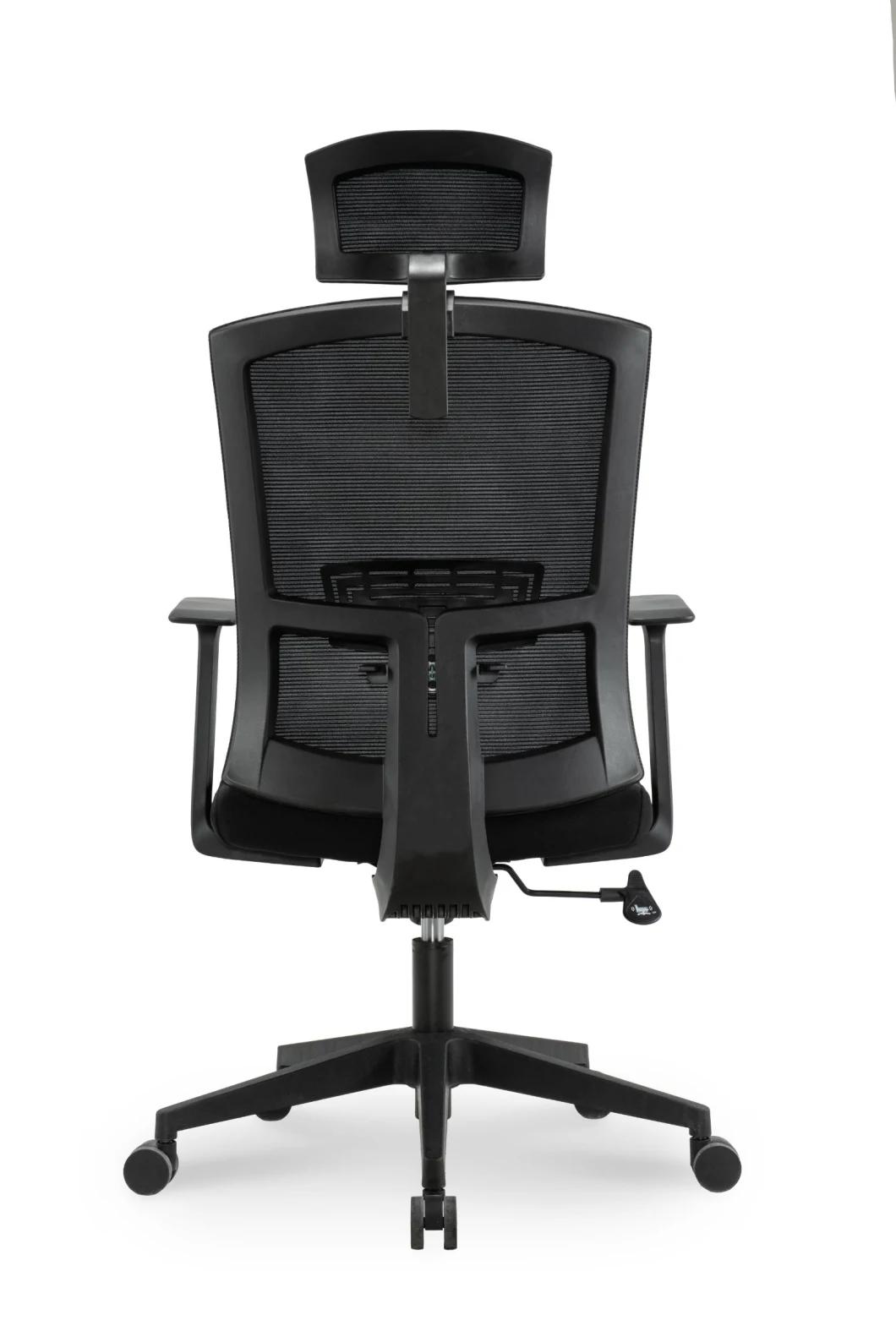 High Back Swivel Staff Management Executive Modern Fabric Office Chair