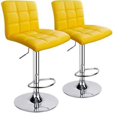 Aluminum Alloy Bar Chairs Coffee Shop Chairs Colorful Bar Stool Made in China Ready to Ship Fsyoujing