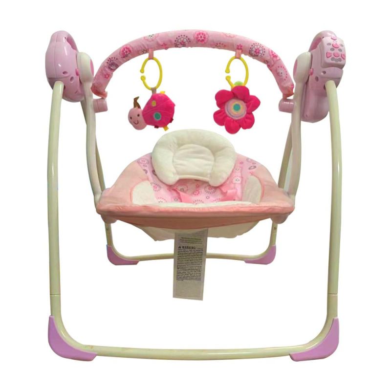 Hot Sale Strollers Babies Rocking Chair Electric Soft Vibrating Swing Baby Infant Chair with Music and Hanging Toys