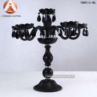 Black Crystal Candelabra