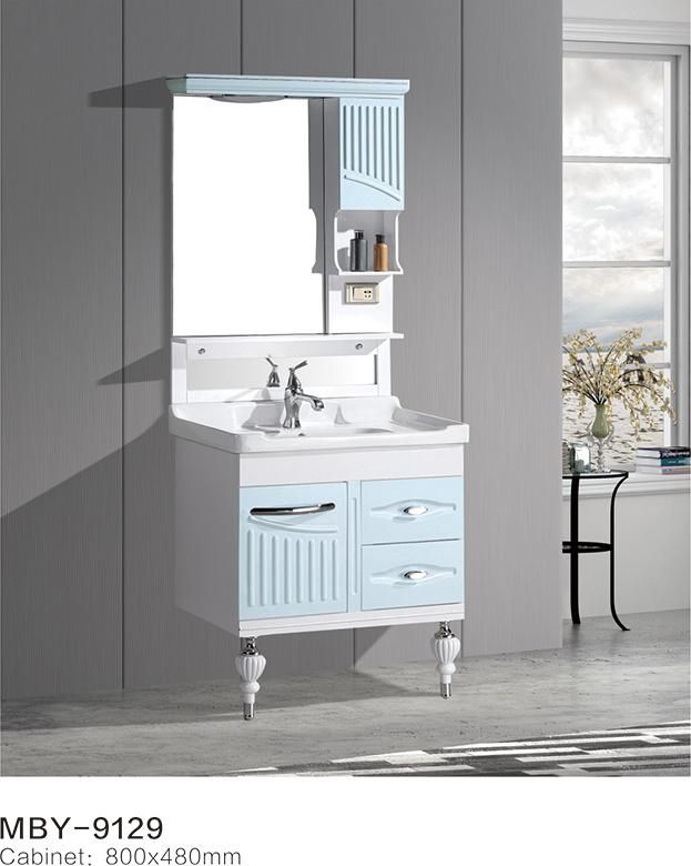 European Morden Creamy-White Small Bathroom Cabinet