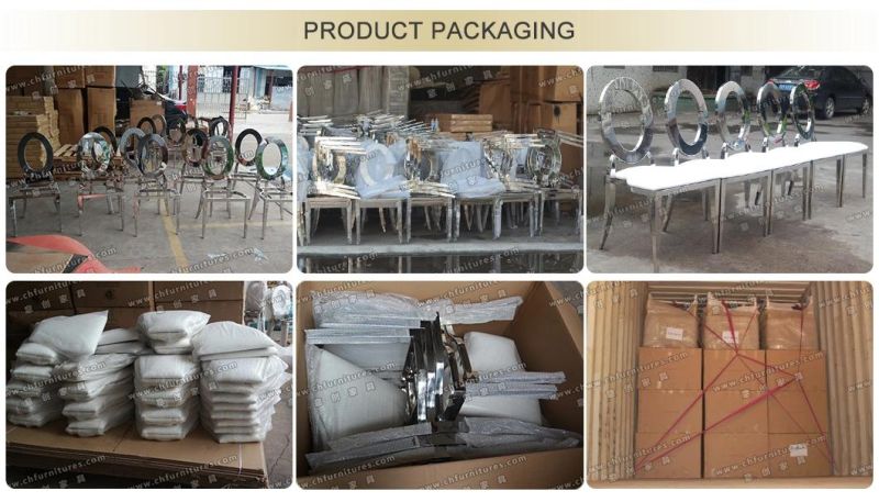 YCX-SS28-03 Modern Silver Metal Dining Chair for Wedding