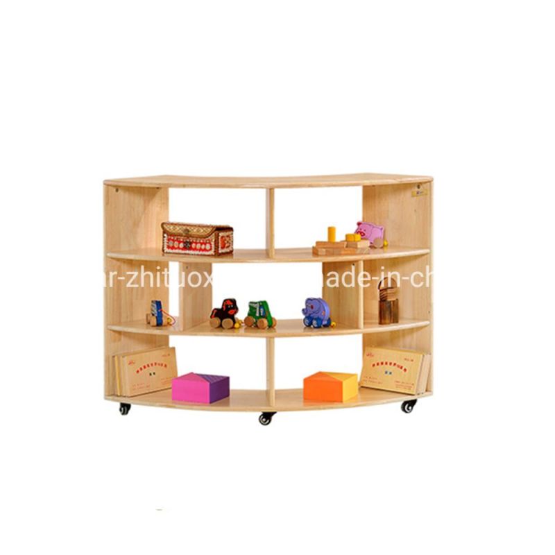 Hot Sales Preschool/Kindergarten Cabinet, Nursery School Kids Toy Storage Cabinet, Children Care Center Furniture, Day Care Baby Display Wooden Rack and Cabinet