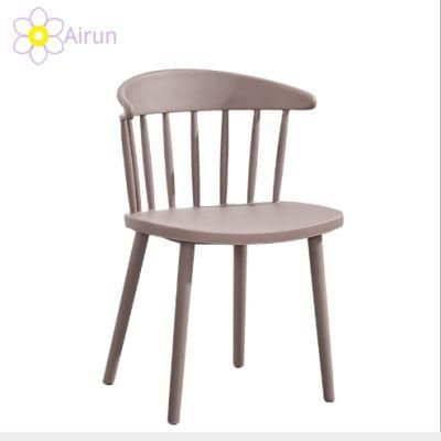 Home Furniture PP Dining Chair Polypropylene Armless Plastic Chair