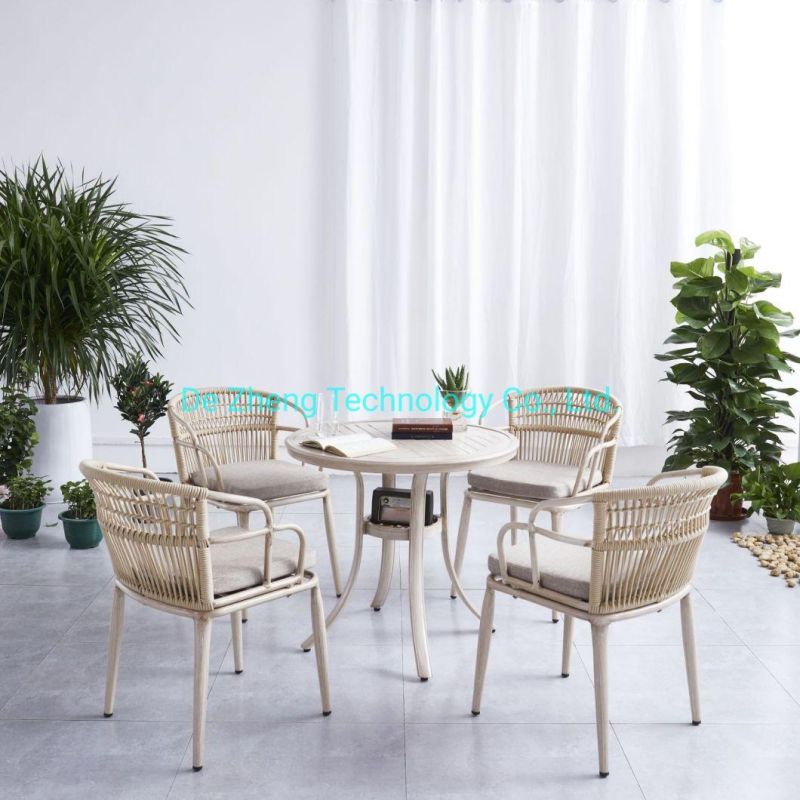 Strong Durable Cheap Popular Modern Restaurant Furniture High-Quality Luxury Outdoor Garden Rattan Furniture Dining Furniture