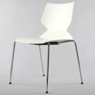 ANSI/BIFMA Standard Modern Plastic Stainless Steel Leg Office Chair