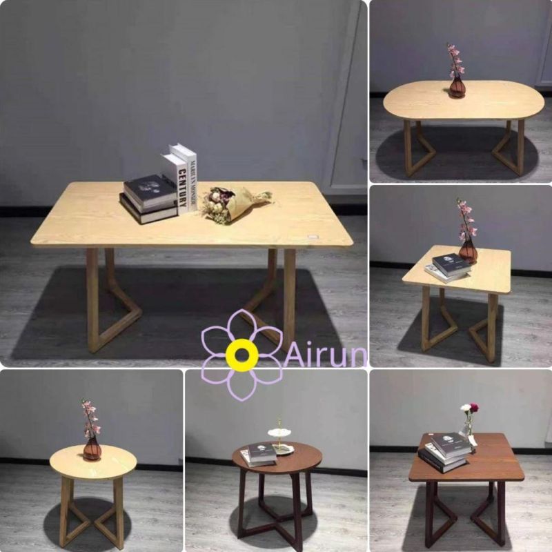 Modern Design Living Room Wooden Coffee Tea Table Side Table Dining Table Rectangle Table Square Table