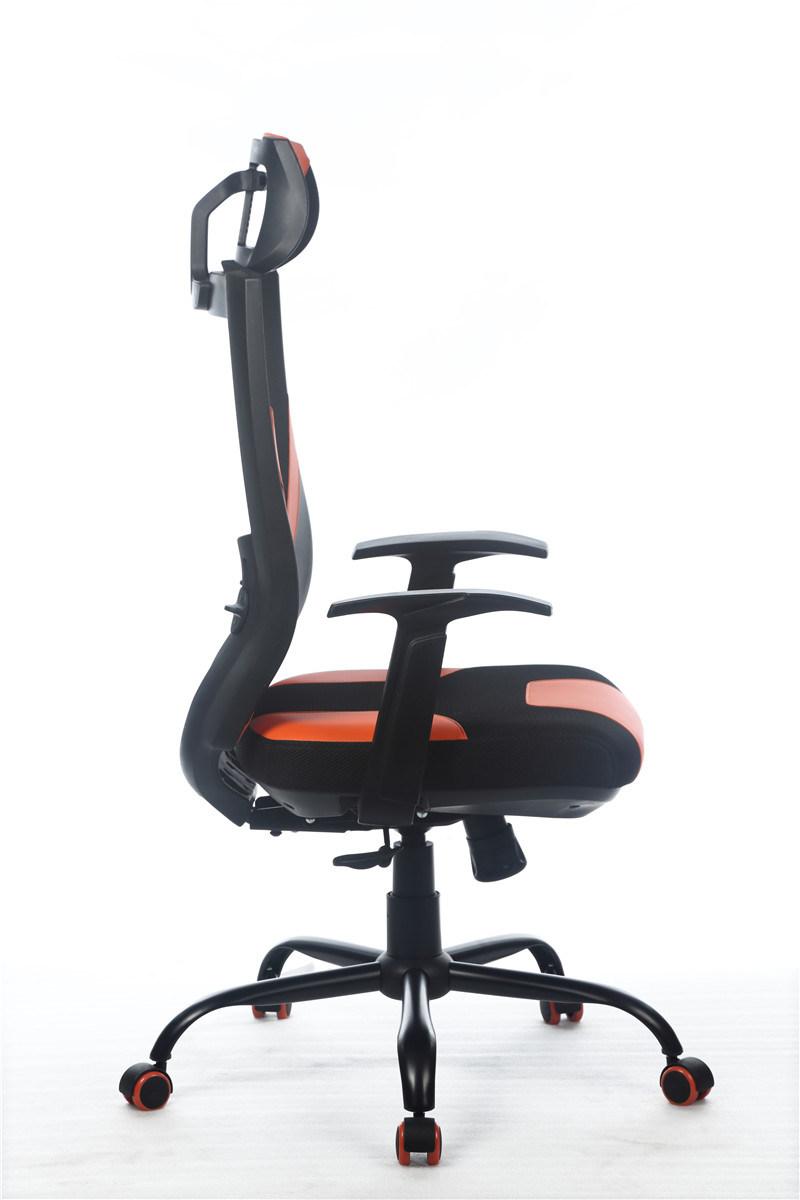 Modern Commercial Chairs Lumbar Support Back Swivel Head Ergonomic Gaming Mesh Chair Office