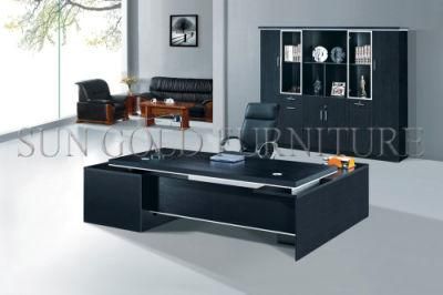 Hotsale Malaysia Office Table Design Black Modern CEO Desk (SZ-OD356)