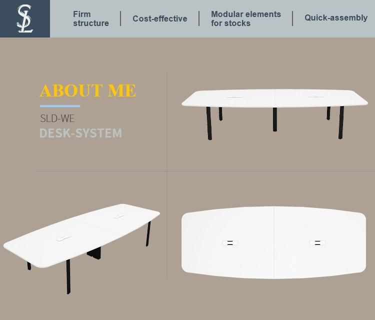 Melamine Office Meeting Desk Modern Meeting Room Furniture Conference Table