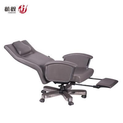 High Quality Swivel Chair Leather Office Furniture with Footrest for Boss Office Chair