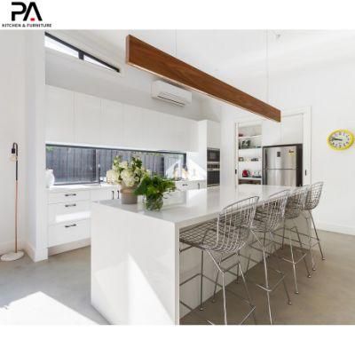 OEM Kitchen Furniture Modular Modern White Lacquer Kitchen Cabinets