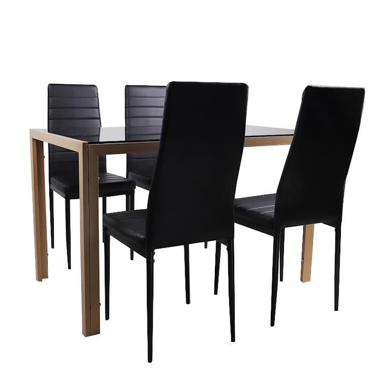 Modern Home Office Furniture Stacking Wedding Banquet Conference PU Leather Steel Metal Dining Hotel Chair for Restaurant