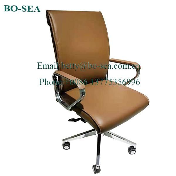 Sg225b Modern High Back Executive Black Leather Swivel Office Chairs