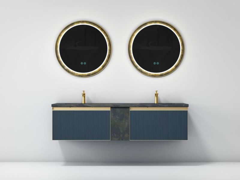 High Quality Design New Product Cheap Modern Luxury Bathroom Vanities with LED Mirror