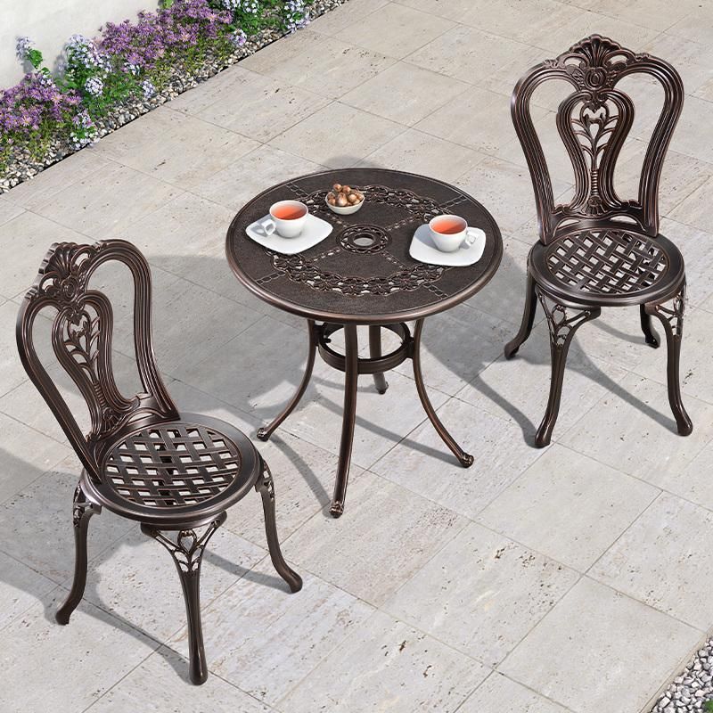 Modern Easy Assembly Outdoor Garden Patio Home Cast Aluminum Furniture