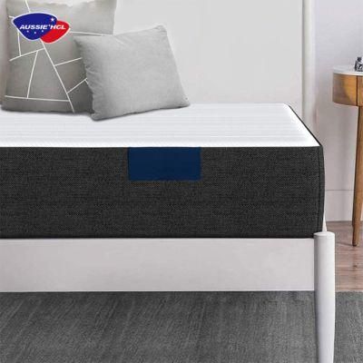 Premium Single Double Full King Mattresses Royal High Density Swirl Latex Gel Rebonded Memory Foam Bed Mattress