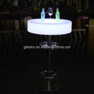 RGB Acrylic LED Cocktail Bar Table China Banquet Table Manufacturers