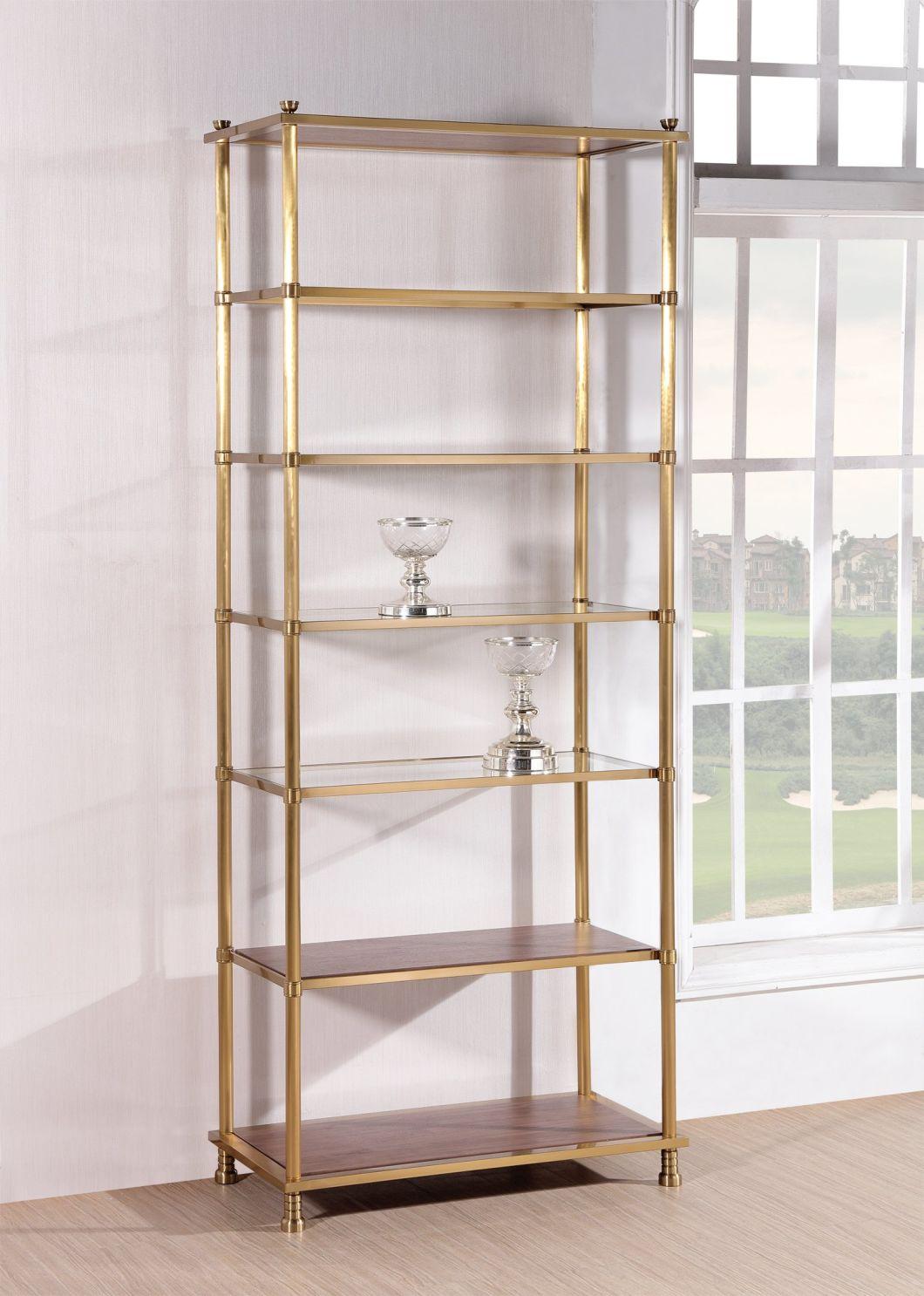 5-Tier Bookcase and Shelves Modern Metal Bookshelf for Home Decor