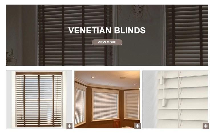 Factory Direct Sale High Quality Horizontal Wireless Remote Basswood Blinds