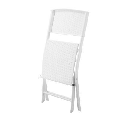 Garden Wholesale PP Modern White Chair with Metal Legs Plastic Chairs