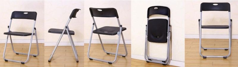 Custom White PP Plastic Metal Folding Chairs