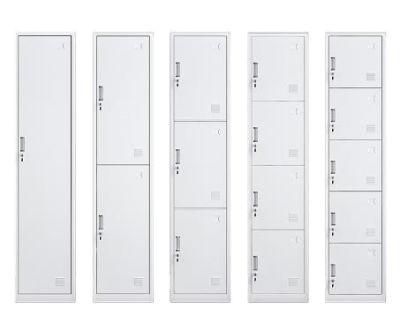 Modern Vertical Locker Student Wardrobe Office Steel Storage Locker Gym Locker