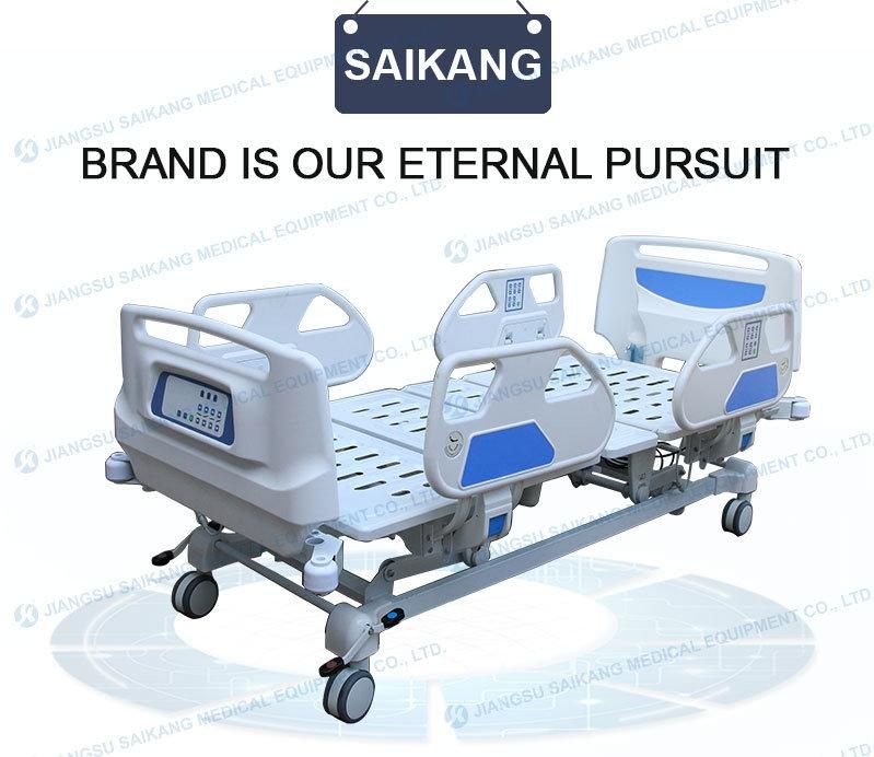 Sk001-10 Patient Function Electric Modern Hospital Care Bed with Motors