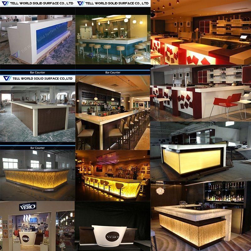 Artificial Stone OEM Service Modern Bar Counter for Nightclub