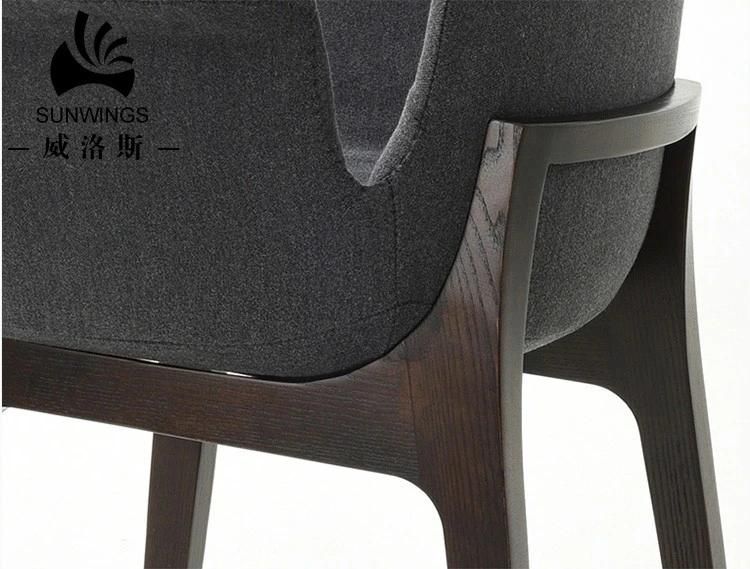 Injection Foam Armrest Chair From Solid Wood Furniture Manufacturer / Factory