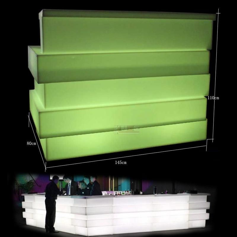 Illuminated LED Commercial Night Clubs Furniture