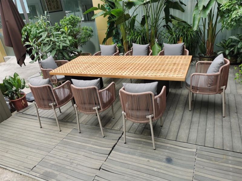 Modern Style Garden Outdoor Patio Outdoor Rattan Furniture Table and Chair