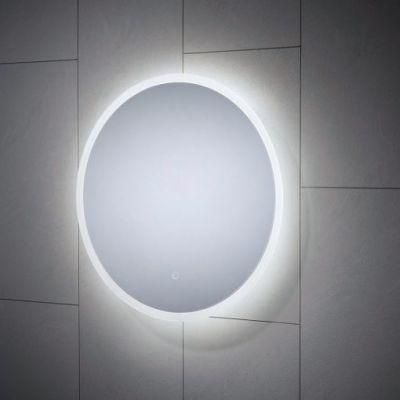 Wall Mounted Hotel Decor Decorative Make up Bathroom Mirror Backlit Lighted Mirror