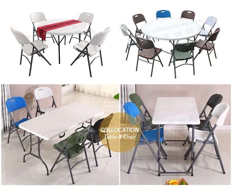 Hyc-P18-04 Hot Sale Plastic Folding Chair for Outdoor Wedding