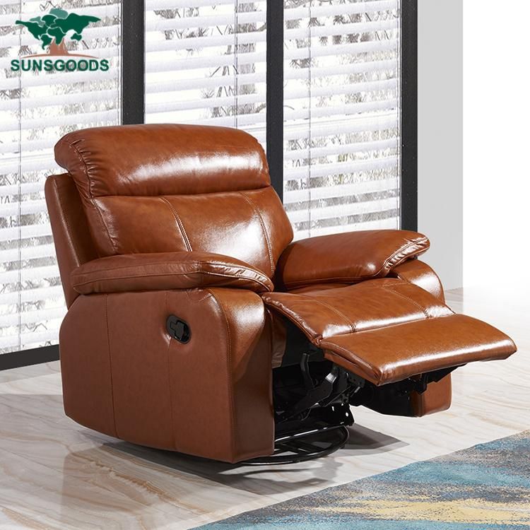 Luxury Classic European Design China Modern Style Sofa Leather Recliner Sofa Set