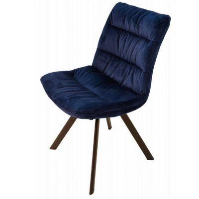 Modern Iron Frame Designer Fabric Dining Chair for Restaurants Can Be Customized Dining Chair