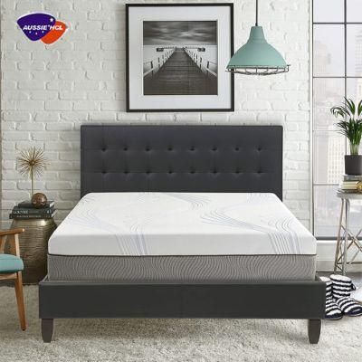 Luxury Sleep Well Single Double Full King High Density Rebonded Sponge Mattresses Cooling Swirl Gel Memory Foam Mattress