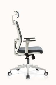 Metal Furniture Ergonomic Chair with Armrest and Adjustable Headrest for Training