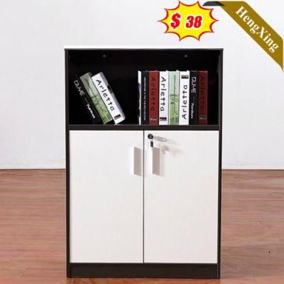 High Quality Wooden Modern Design Make in China Office School Furniture 2-Door Storage Drawers File Cabinet