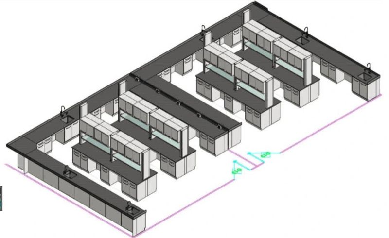 Modern Steel Laboratory Furniture (JH-SL021)