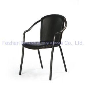 Dining Living Room Meeting Metal Industrical Loft Hotel Furniture Steel Banquet Egg Genunie Full Leather Chair