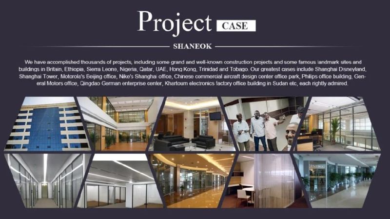 Shaneok Interior Blinds, Simplied Glass Partition Office Wall