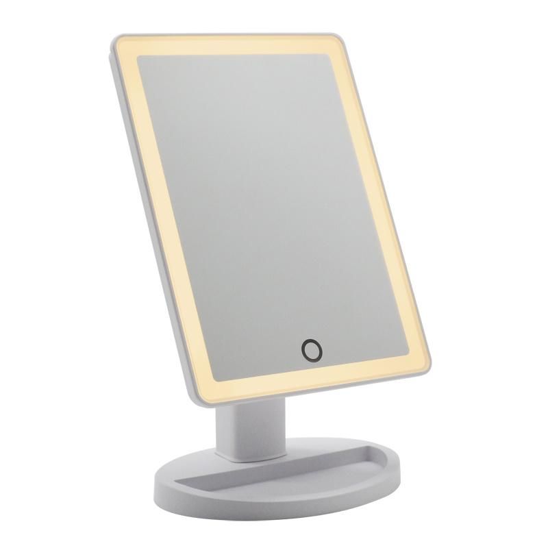 Furniture Mirror Portable Desktop Cosmetic Table Makeup Mirror with Light