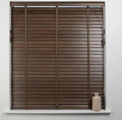 European Style Classic Horizontal Shades Wood Venetian Blinds for Windows