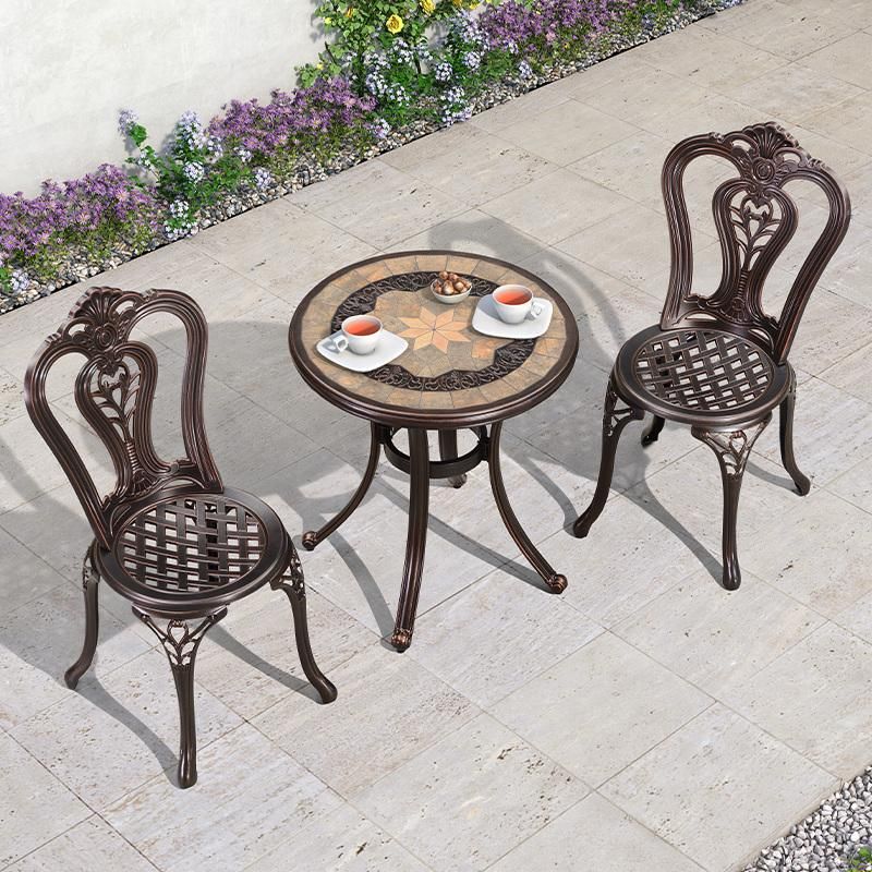 Modern Easy Assembly Outdoor Garden Patio Home Cast Aluminum Furniture