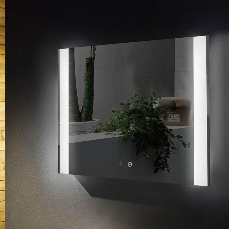 Fashion Hotel Illuminated Decorative Bathroom LED Smart Mirror with Touch Sensor Defogger Bluetooth